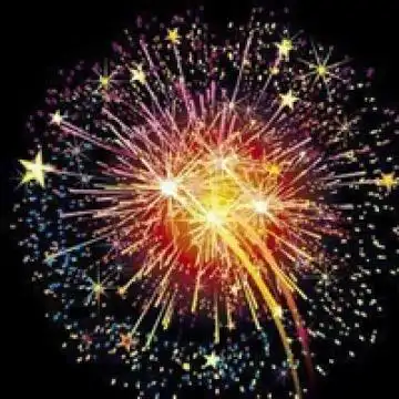 绚丽多彩的烟花,风景头像图片-回车桌面