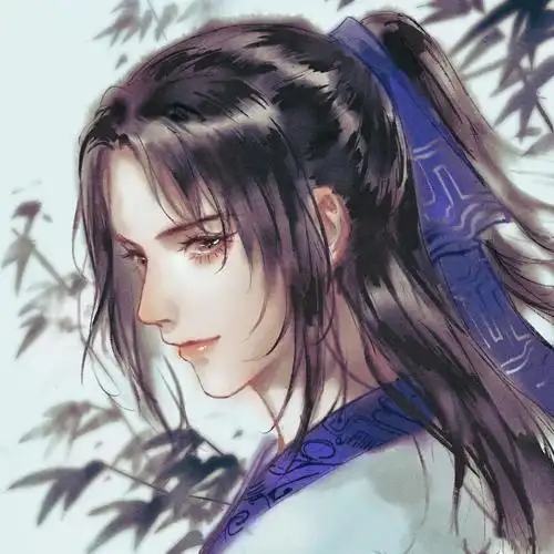 古风持剑男头像高清