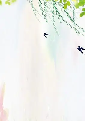 花卉唯美小清新作文集封面背景素材