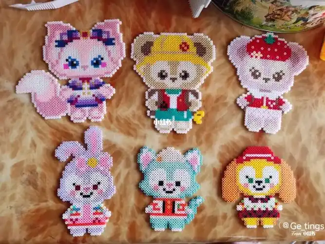 迪士尼拼豆图纸