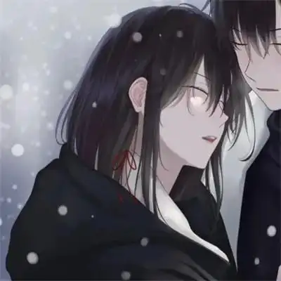 情侣头像一对动漫甜甜的一人一半