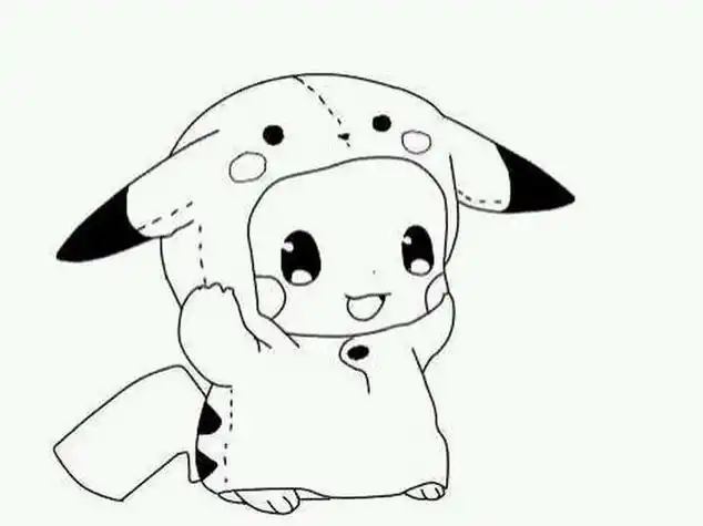 q版皮卡丘简笔画视频