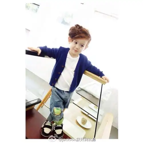 的中美混血宝宝,萌娃jackson周嘉诚(进入专辑:混血萌娃/头像集d)收藏