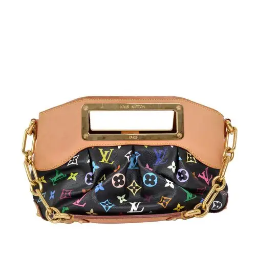 [9.0]路易威登lv女士黑三彩单肩手提包48585