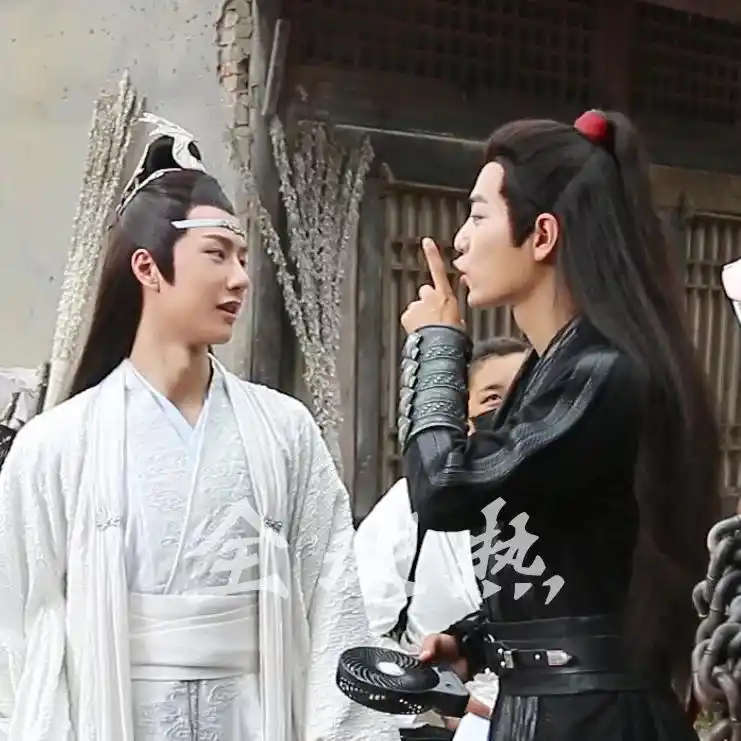 陈情令花絮存图《王一博肖战》陈情令花絮存图