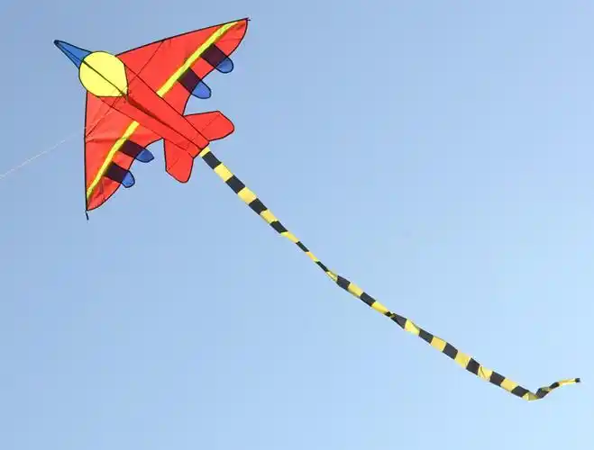 风筝新款潍坊飞机儿童卡通长尾战斗机微风好飞风筝