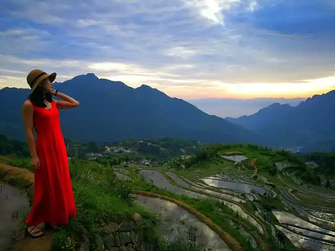 云和梯田 61 芒种_人像_poco摄影,风景,旅游