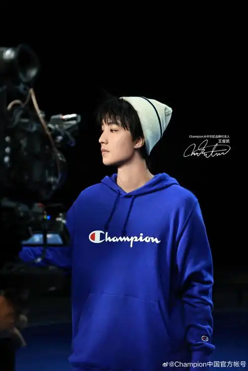 champion大中华区品牌代言人王俊凯##champion冠军王俊凯##全凭本色