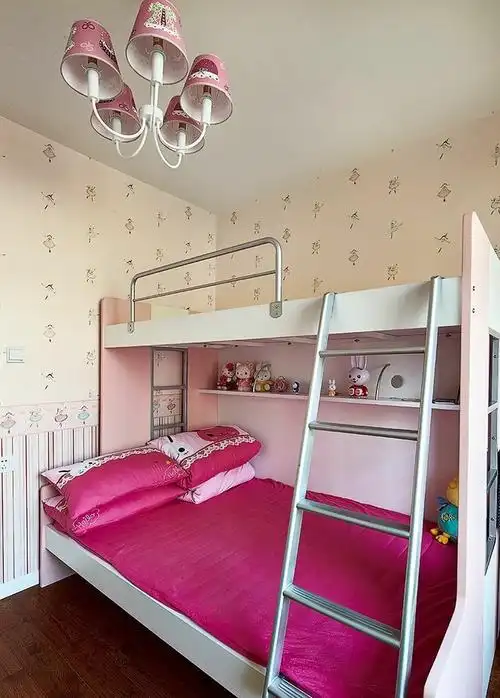 现代女孩儿童房间装修图片