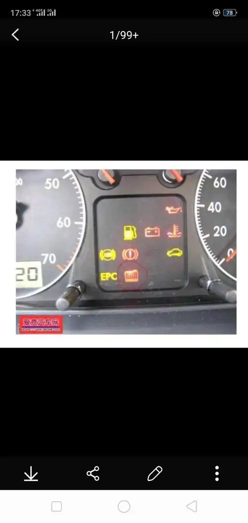 普桑换了节温器,加了防冻液怎么出现水箱故障灯啊