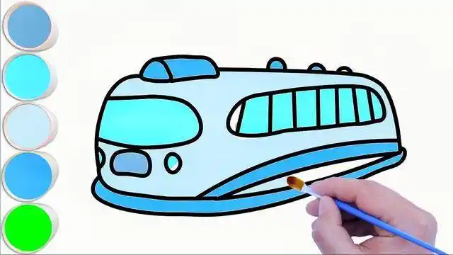 儿童简笔画地铁列车图片地铁简笔画图片大全地铁怎么画?