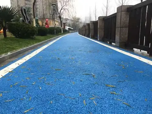 小区透水混凝土路面