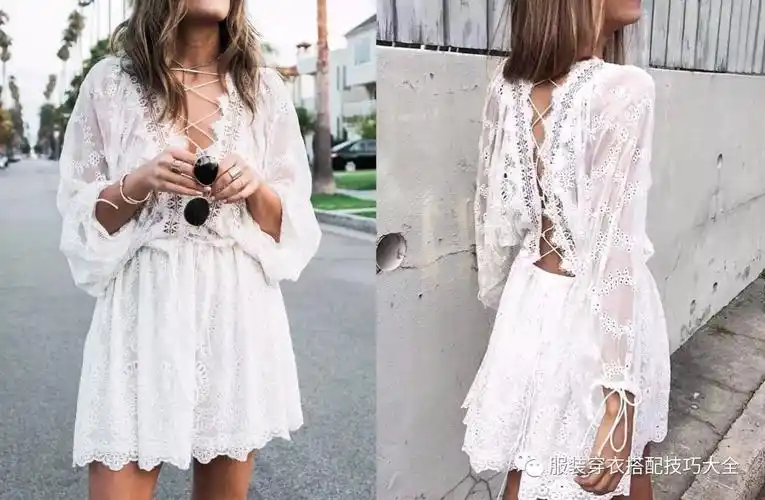 流行元素:衣服多根绳,秒变成女神