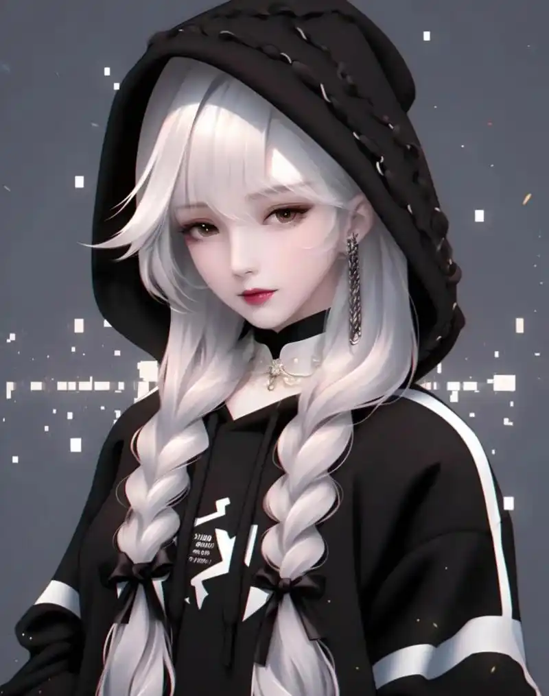 暗黑风格动漫人物头像