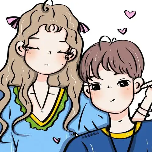 情侣合照变情侣头像73