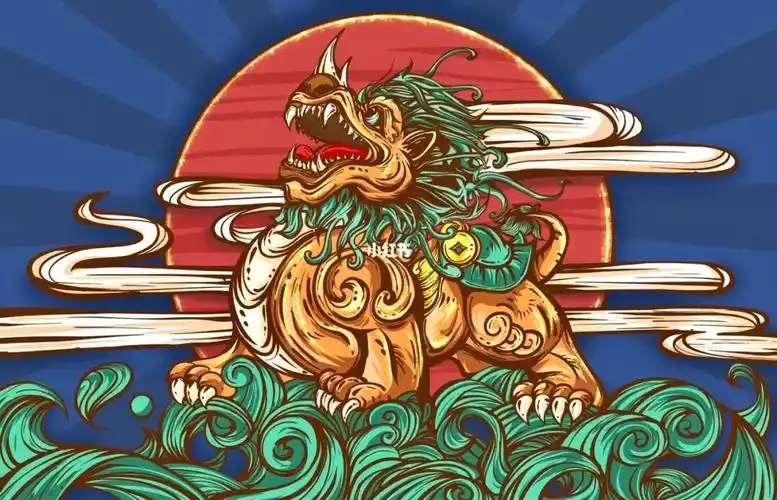 国潮  #手绘  #貔貅