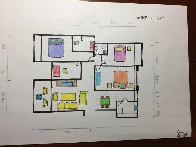 数学实践活动——绘制自家户型平面图