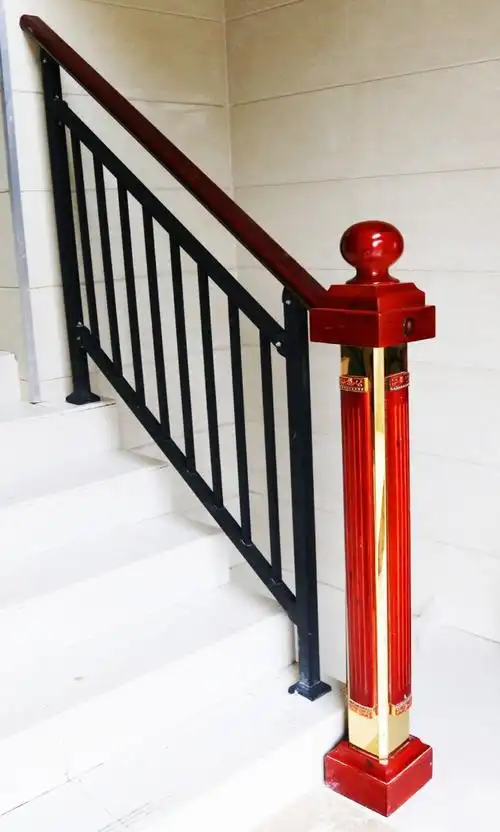 固格澜栅锌钢别墅楼梯扶手 小区楼梯扶手 学校楼梯扶手栏杆