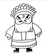 步骤教程戏剧卡通人物图片q萌版花旦简笔画中的戏曲人物京剧群英会