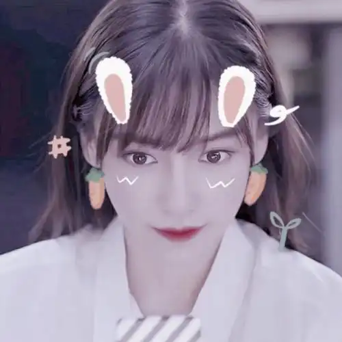 自制杨颖滤镜头像