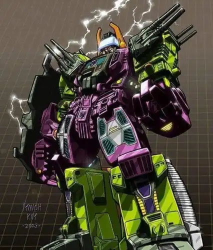 变形金刚动漫人物狂派霸天虎狠角色萨克巨人的别样姿态