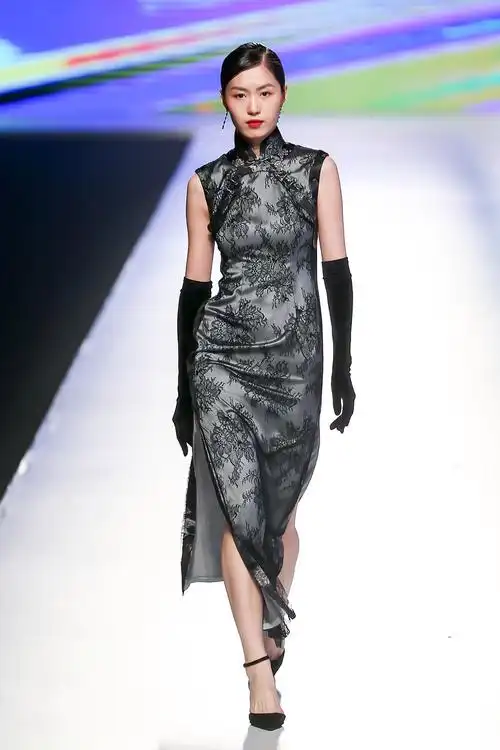 2021广东时装周春季开幕秀慧霞旗袍