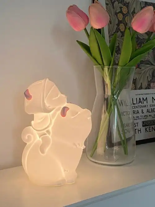 是惊喜摸上去是软软的硅胶材质手感也太好了叭拍拍软绵绵的小脑袋就能