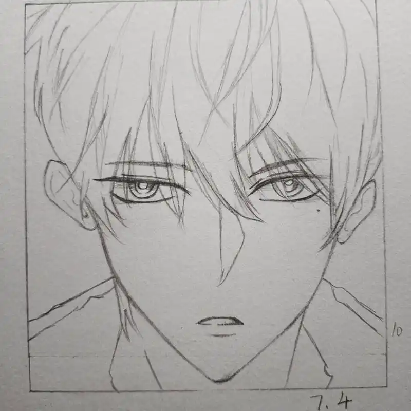 漫画男主|谢俞|帅哥|简笔画含教程 今天才西西弗看到的漫画,觉得好帅