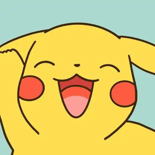皮卡丘主题头像今天请你喝可乐希望你可爱又快乐