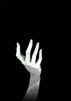 动漫,二次元,手控,文字,手绘,黑白,心情