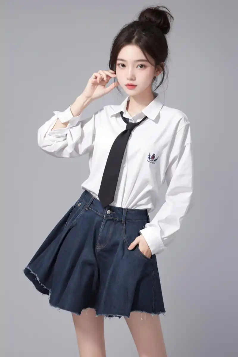 校服少女的心动瞬间93  94那年夏天,穿着校服的我们,纯真的笑容