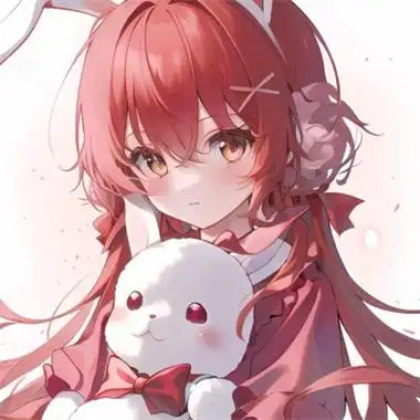可爱兔子少女动漫头像图片_女生动漫头像_头像屋