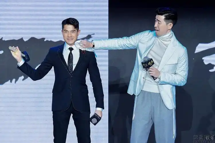 郭富城王千源出席《破局》发布会