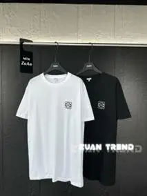 【zuan】loewe/罗意威 23ss春夏 经典logo刺绣圆领套头短袖t恤