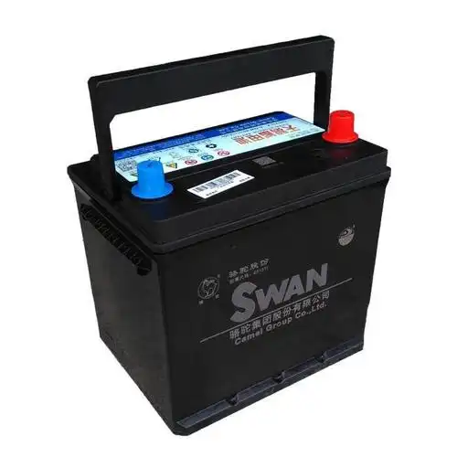 骆驼天鹅蓄电池汽车电瓶12v60ah55d23l卡罗拉花冠帝豪比亚迪f3【图片