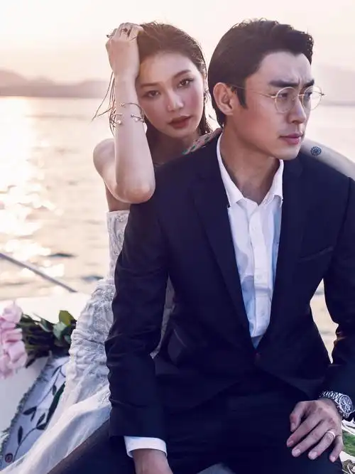 正确解锁游艇婚纱照高雅轻奢风78深圳婚纱照