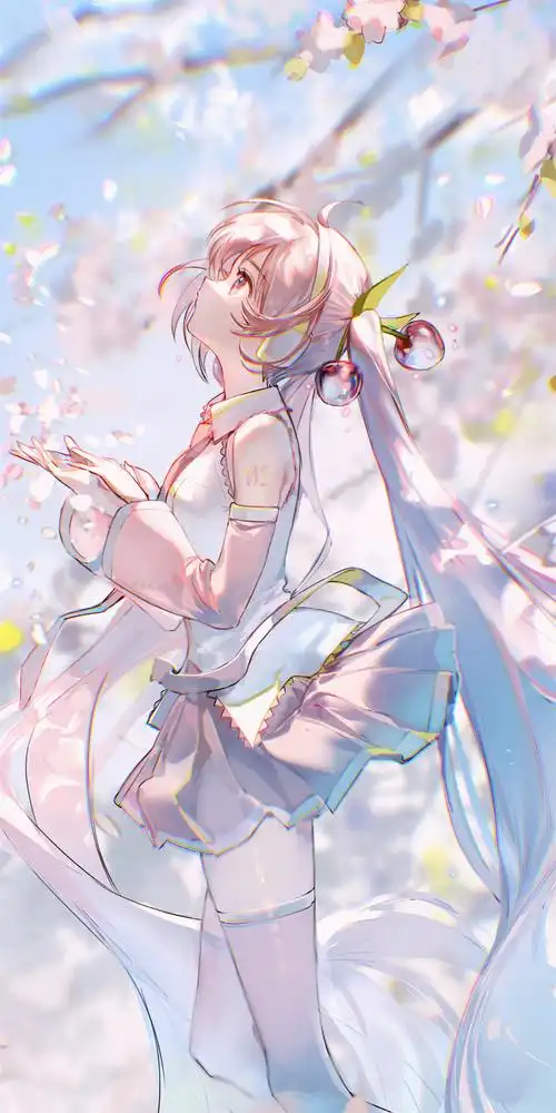 全屏手机壁纸双马尾的初音未来动漫手机壁纸推荐2k壁纸4k壁纸二次元