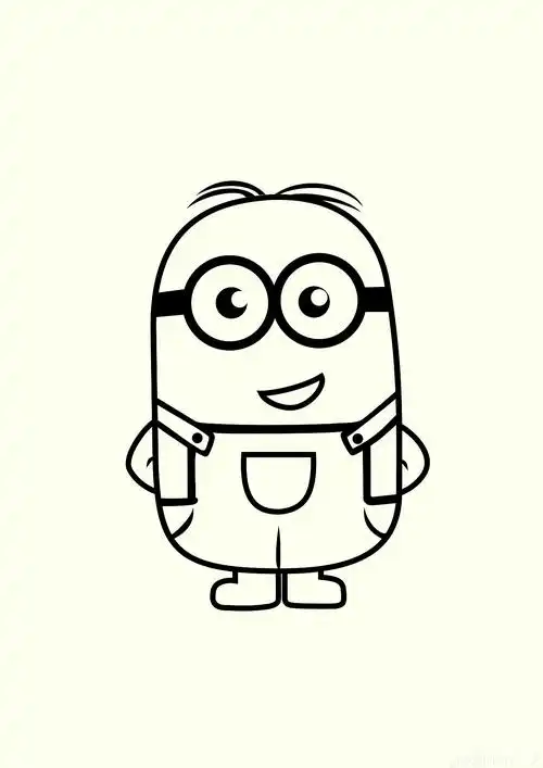 小黄人简笔画教学