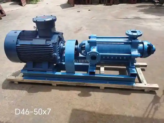 d12-50x8 多级泵价格 流量12m3/h 扬程400m 功率45kw 卧式多级离心泵