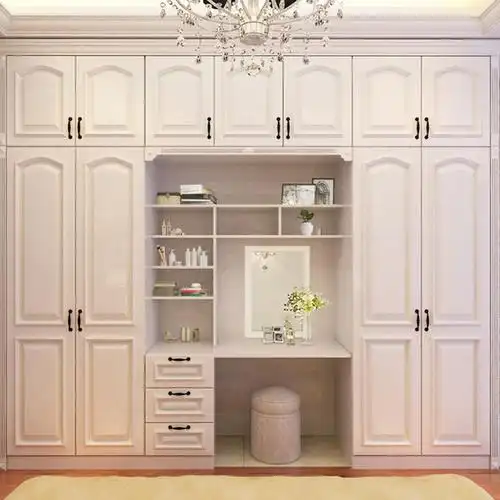 欣百利全屋定制欧式衣帽间定制步入式整体衣柜定做衣橱梳妆台