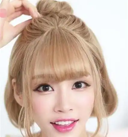 67676767发际线特短女生适合的内扣波波头短发_发型造型_宝妈