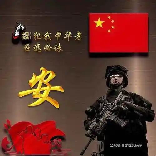 2023"军人专用"姓氏头像,犯我中华者,虽远必诛