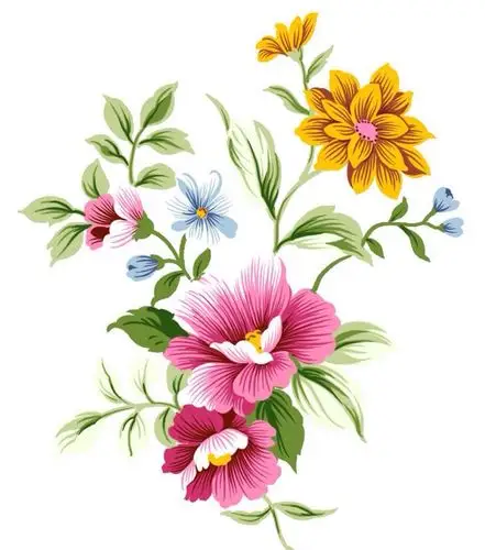 清新水彩画 手绘 花卉 植物 意境 清新淡雅 唯美插画