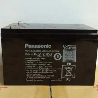 松下铅酸蓄电池lc-r1233 12v 33ah电瓶ups电源配套安防太阳能