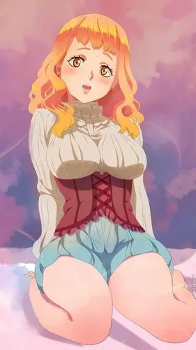 黑色四叶草女主角米莫萨·凡米里欧mimosa vermilion手机壁纸图片