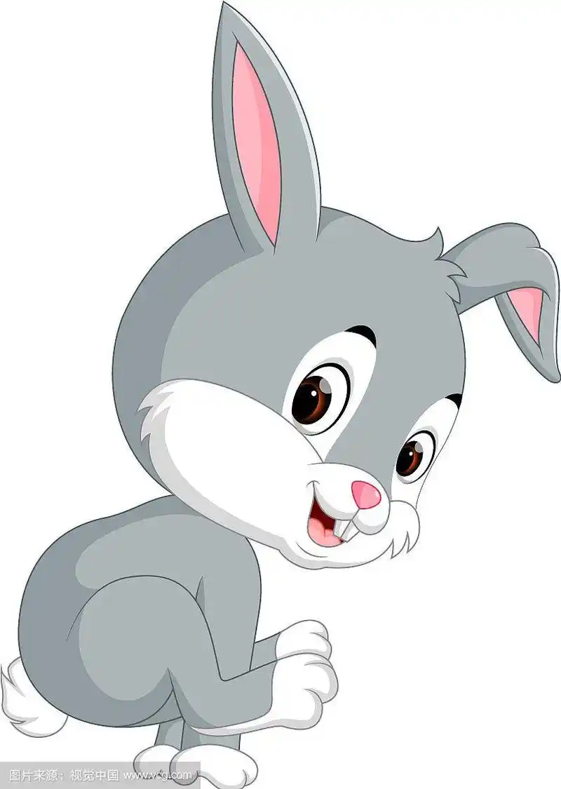 可爱的小兔子卡通