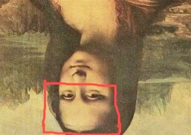 一直对您微笑的达芬奇的蒙娜丽莎专家倒过来看你还会笑吗