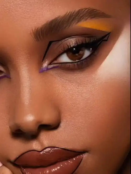 创意美妆拍摄妆容灵感微距离拍摄