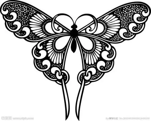 蝴蝶简笔画剪纸图案大全 手工剪纸图片大全简单-蒲城教育文学网