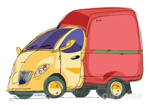 小货车插画-正版商用图片04qoi7-摄图新视界